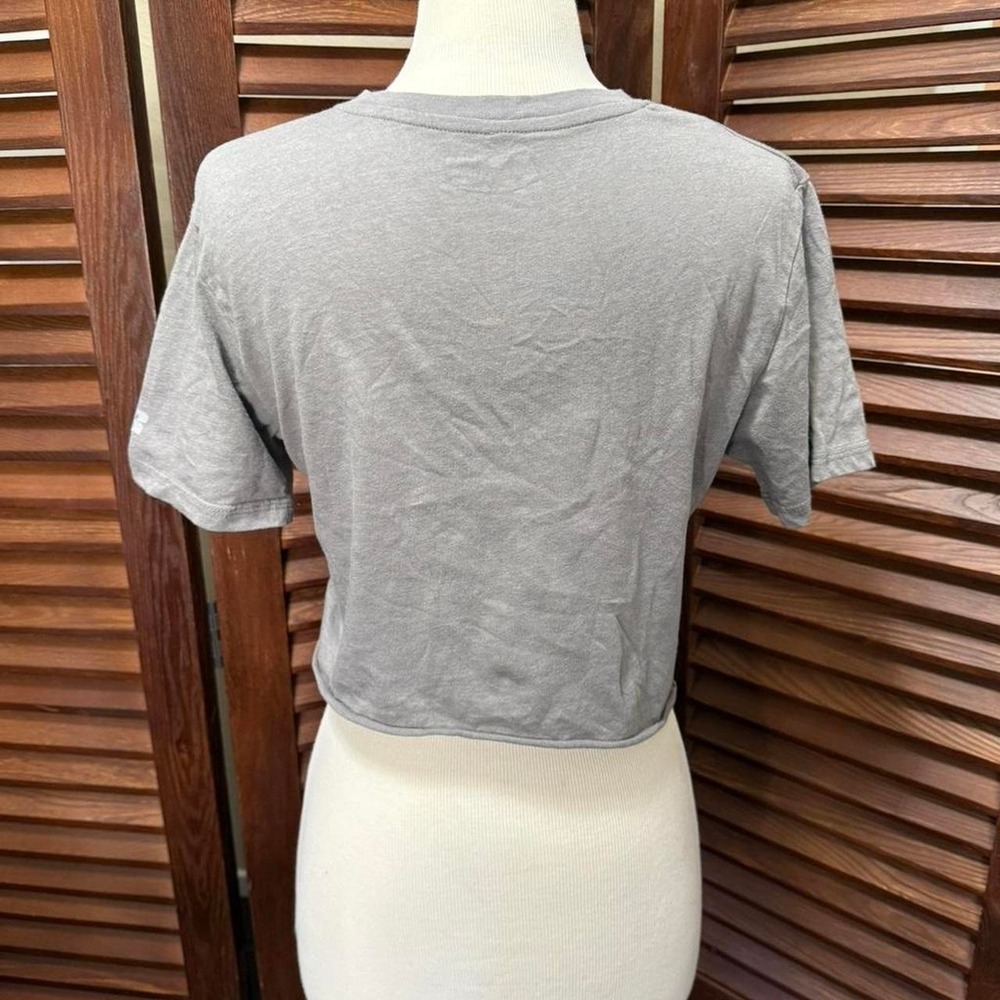 Grey and red Alabama Crimson Tide cropped tee size small - Picture 3 of 3
